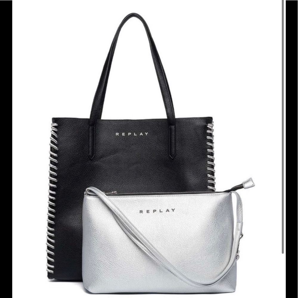 Replay - Black Large tote 2 in 1